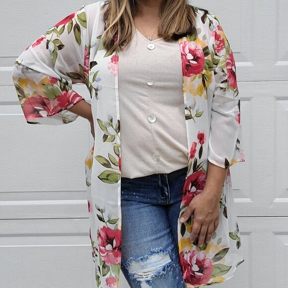 Chiffon Kimono - Picture 2 of 2